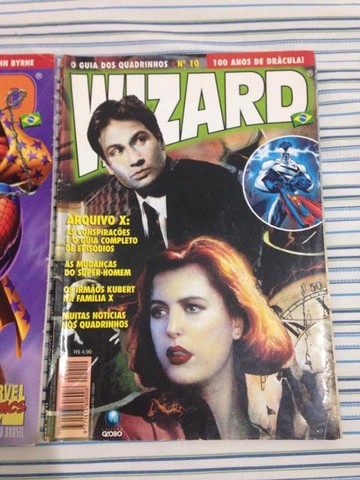 Lote 3 Revistas Wizard Marvel Dc Arquivo X Spawn ambas 1997   - Foto 5