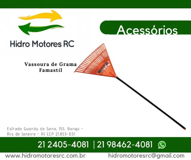 Vassoura de grama 