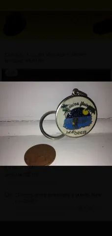 Chaveiro Loja Bee Anos 80 Let.it Bee Deixa fluir metal raro - Foto 3