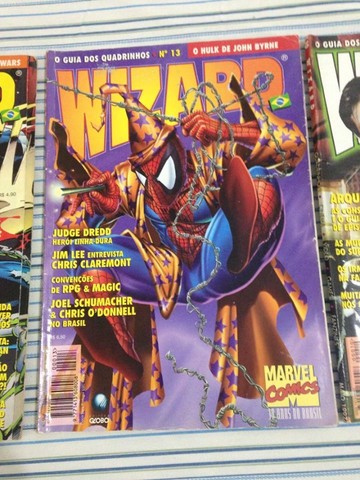 Lote 3 Revistas Wizard Marvel Dc Arquivo X Spawn ambas 1997   - Foto 3