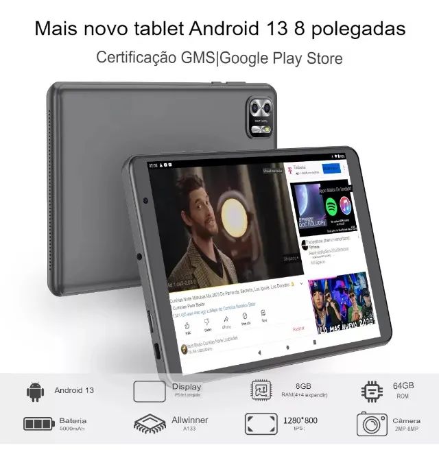 Tablet Pritom 8 Android 13 Cam 8 Mega Pixel 8GB de RAM, 64GB - Foto 6