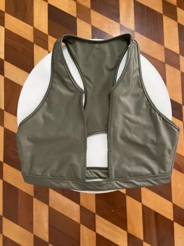 Top Verde Militar Labellamafia Original Feminino - Foto 2