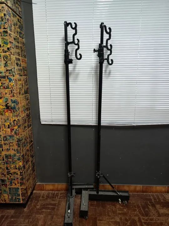 Suporte para fundo infinido, com rodinhas, estudio móvel.