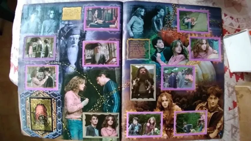 Álbum Harry Potter e o prisioneiro de Azkaban Completo     - Foto 3