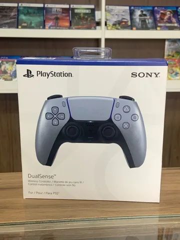 Controle Dualsense Sterling Silver PlayStation 5 Novo Loja Fisica