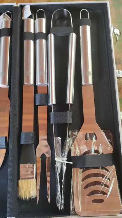 Kit Churrasco Corinthians Facas Conjunto - Foto 3