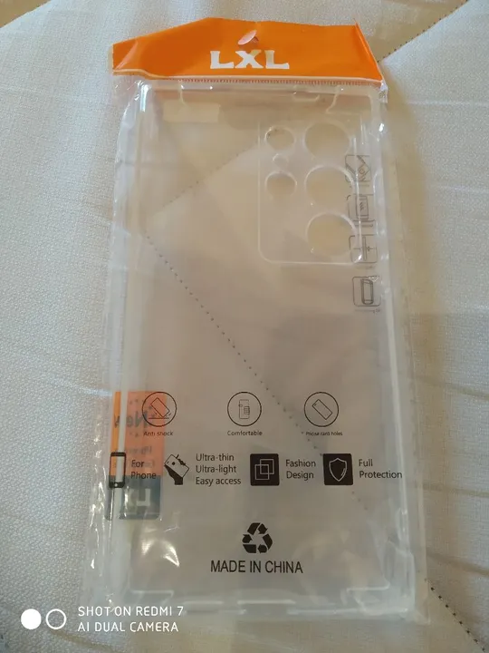 Capinha anti impacto silicone transparente Samsung s24 ultra 