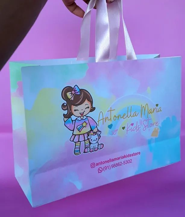 Sacola de papel personalizada - Foto 2