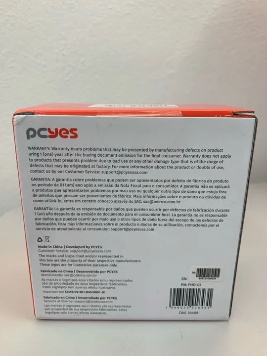 Webcam USB FullHD NOVA na Caixa - Foto 2
