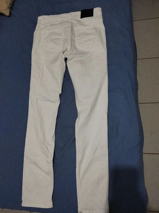 Calça Jeans brin Branca - Foto 3