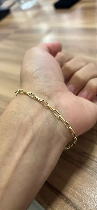 Pulseira MACIÇA de ouro 18k - 9g