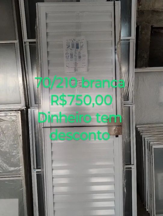 No dinheiro 10% desconto Porta de alumínio Nova 70,80,90/210 - Foto 2