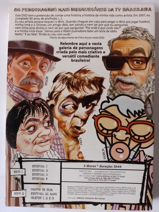 Box Dvds Chico Anysio Novo  - Foto 2