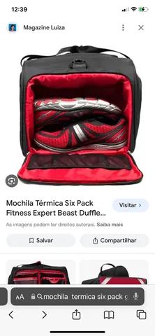 Mochila six pack online fitness