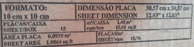 Azulejo/pastilha azul 10x10cm - Foto 3