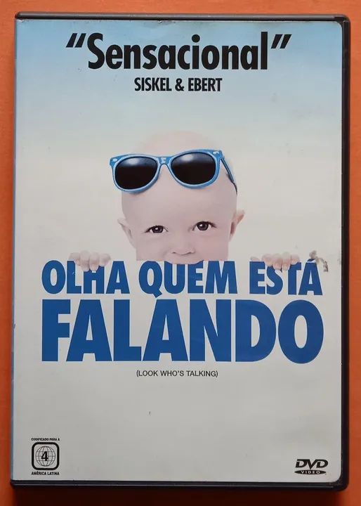 Dvd Olha Quem Está Falando (Encarte Interno) - Hobbies e coleções