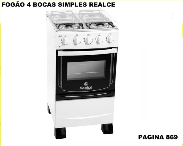 Fogão 4 bocas entrega grátis para toda Maceió