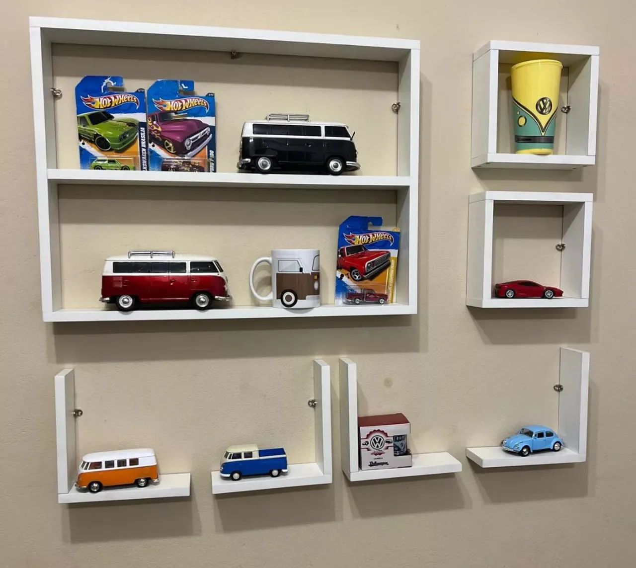 Kit Nichos em MDF 7 Peças Branco (Frete Grátis*) - Foto 3