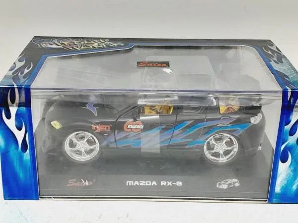 Miniatura Mazda Rx-8 Saico 1/32 Preta - Foto 2