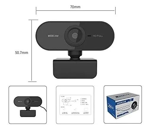 Webcam Full HD 1080 USB Mini Câmera c/ Microfone - Foto 6