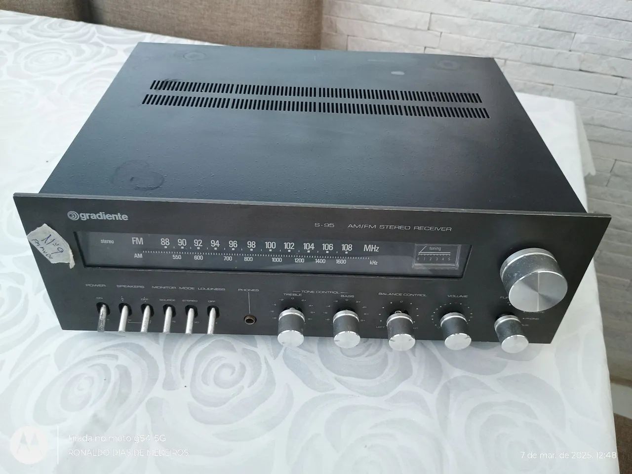 RECEIVER  Gradiente AM/FM Estéreo s95 ( n°9 ) - Foto 5