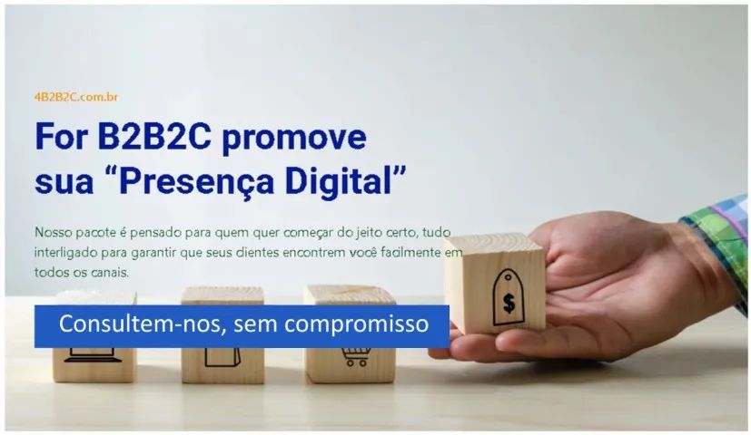 For B2B2C - Presença Digital Integrada SEO - Seu site sua loja (ecommerce)