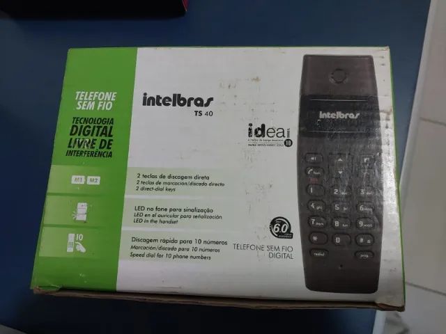 Telefone sem Fio Digital, Intelbras TS 40 ID, Preto - Foto 2
