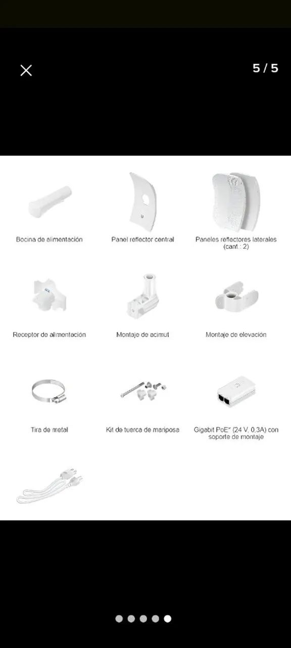 ANTENA UBIQUITI 450MBPS LBE-5AC-GEN2-BR - Foto 5