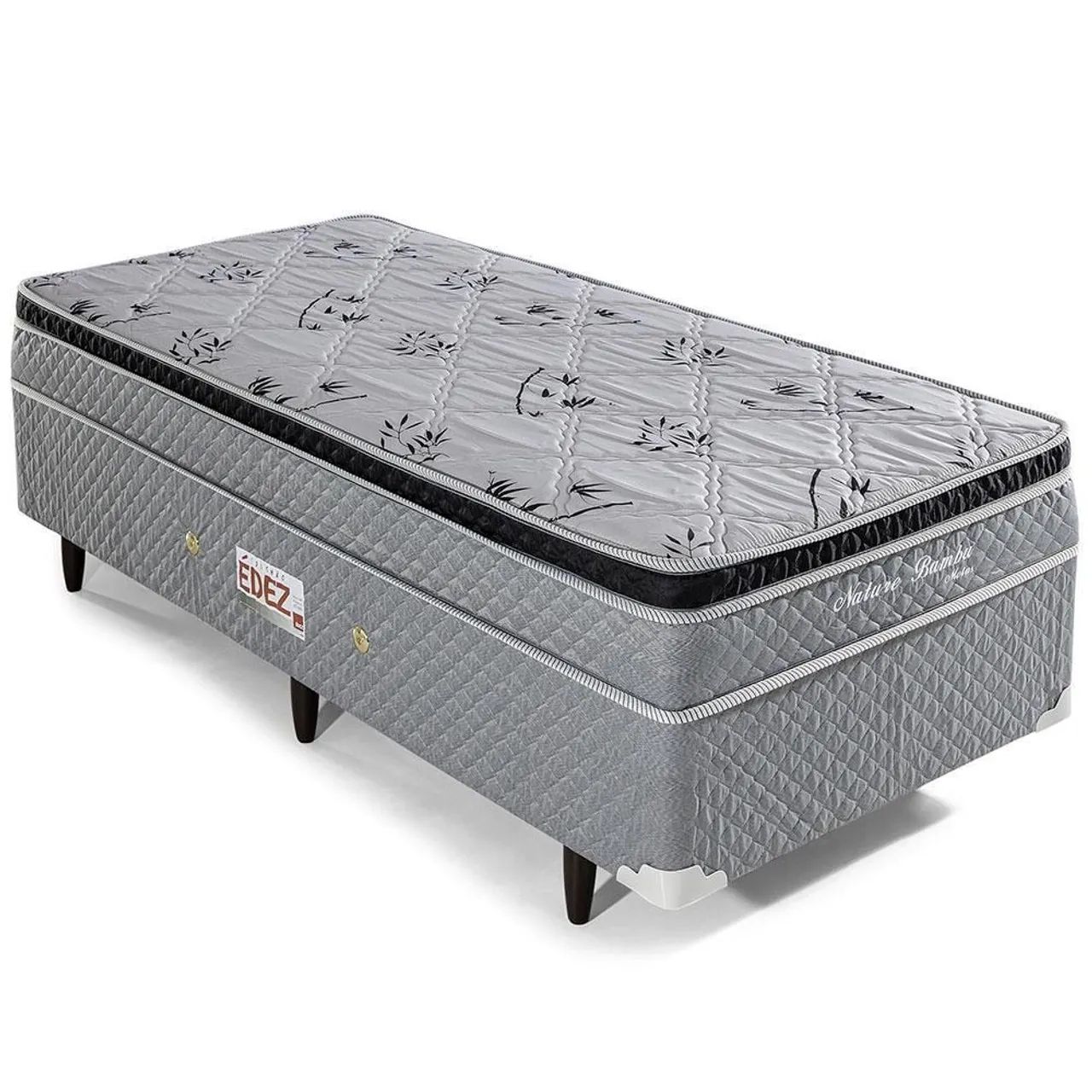 Cama Box Casal Nature Bambu 