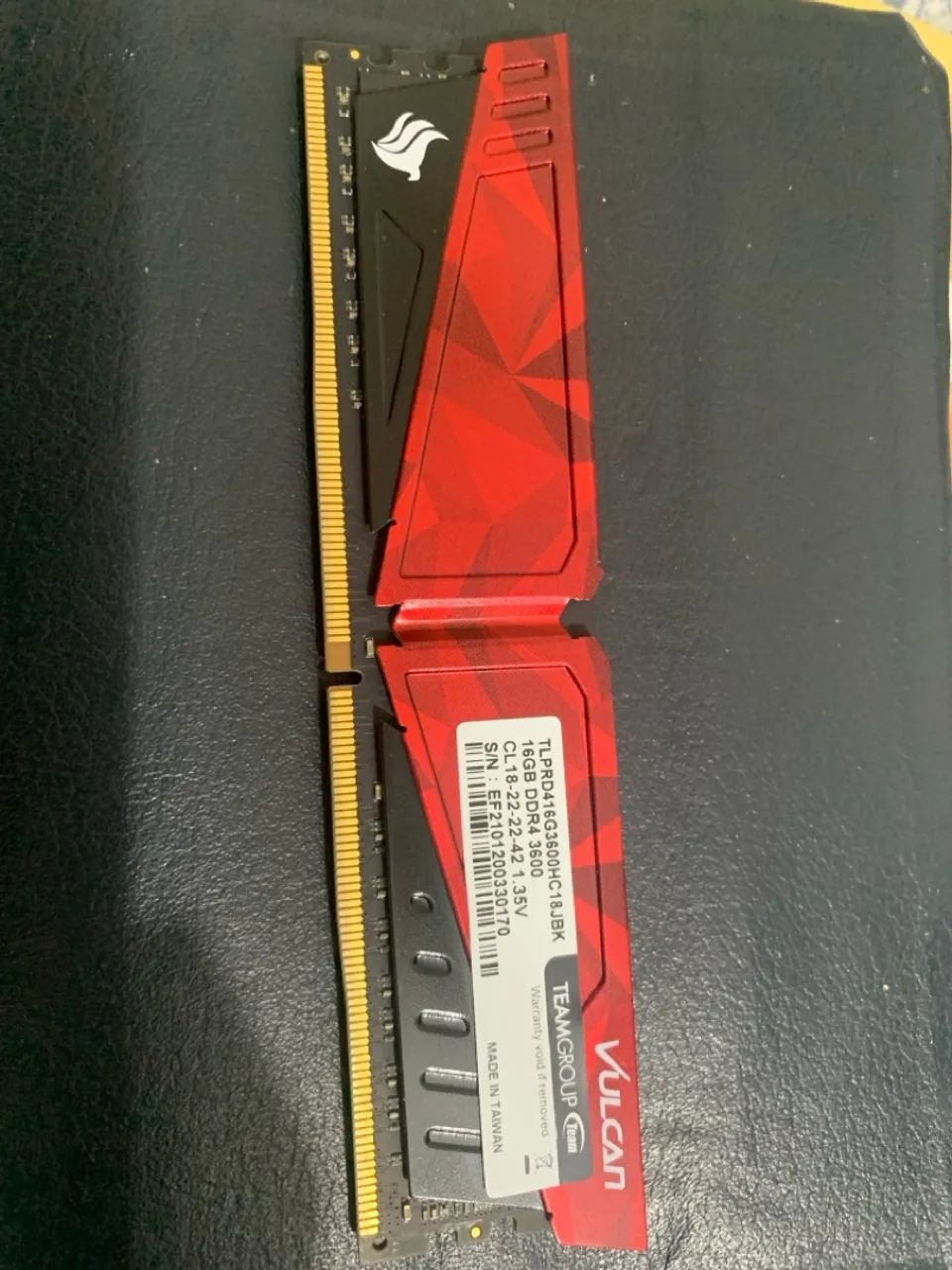 16GB RAM Memory, Team Group T-Force Vulcan DDR4, in Perfect Condition64739260834691121