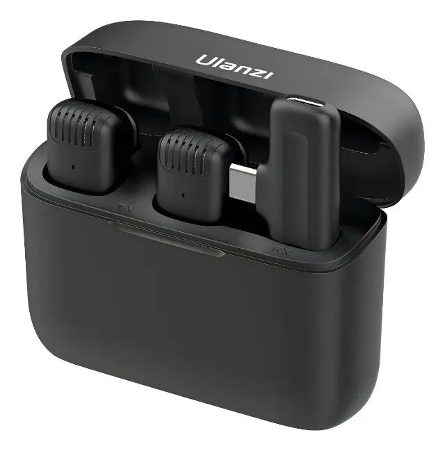 Microfone Ulanzi Sem Fio J12 Conector Usb Tipo C - 2 Mics - Foto 3