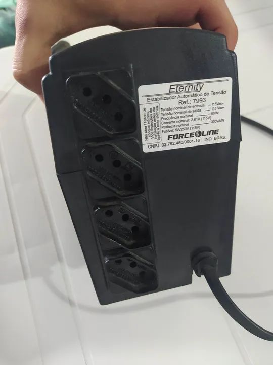 Estabilizador de Voltagem Eternity 600VA (Com defeito) - Foto 3