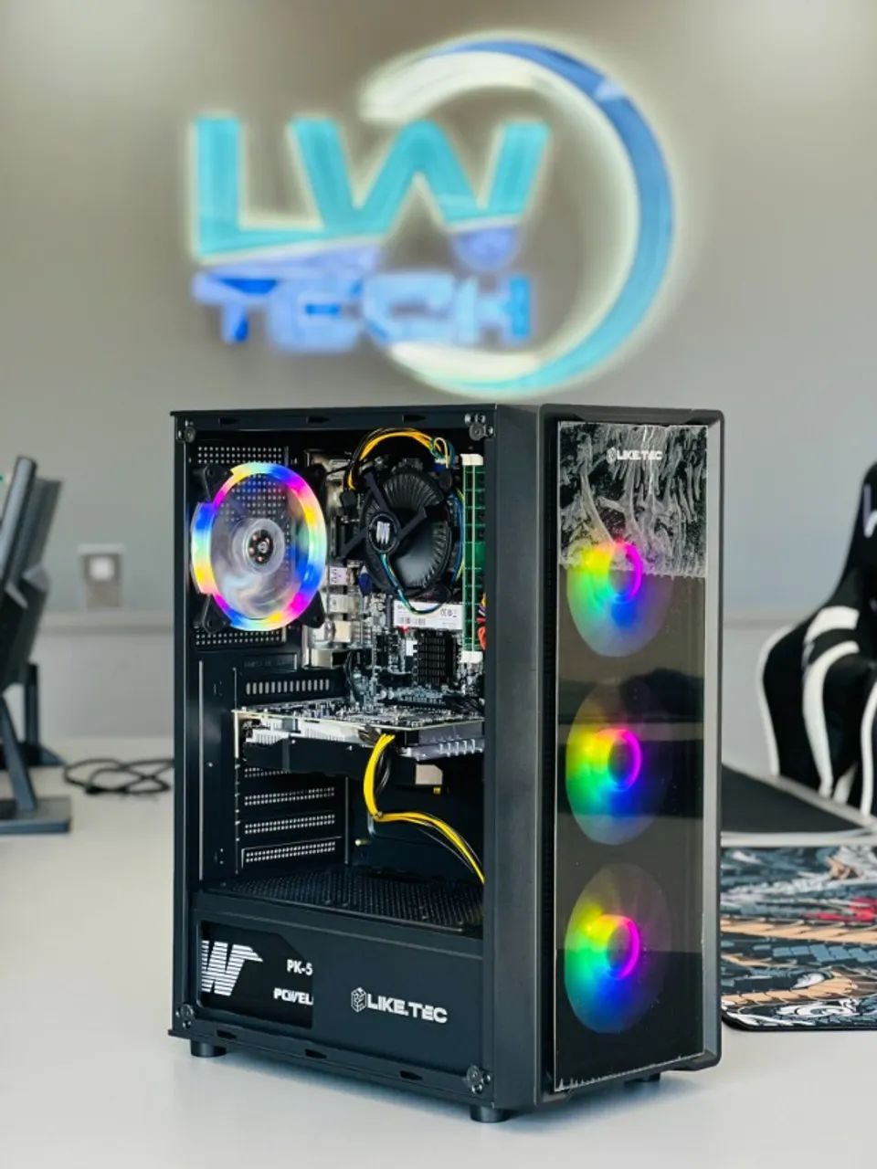 PC Gamer Intel i7-4790 RX580 8GB 12X SEM JUROS Loja LW Tech