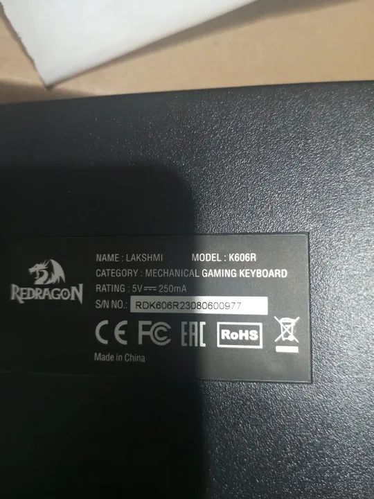 Teclado mecânico gamer 60% redragon lakshmi switch BLUE abnt2   - Foto 3