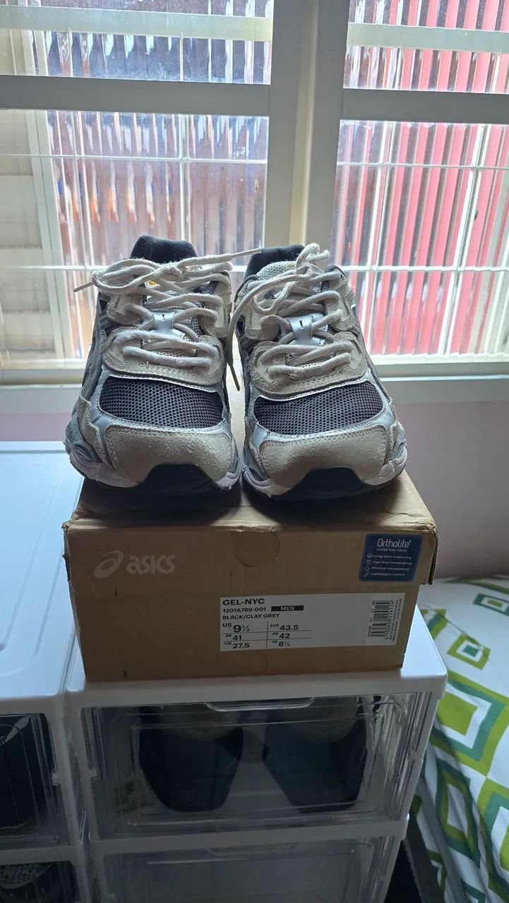 Asics NYC Gel Black Clay Grey - Foto 2