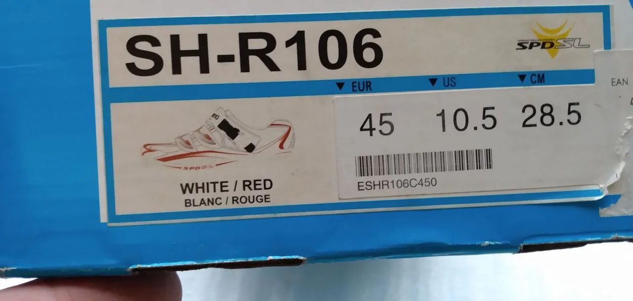 Sapatilha Shimano Speedo sh R106 num 43br 45eu 10.5 usa - Foto 5