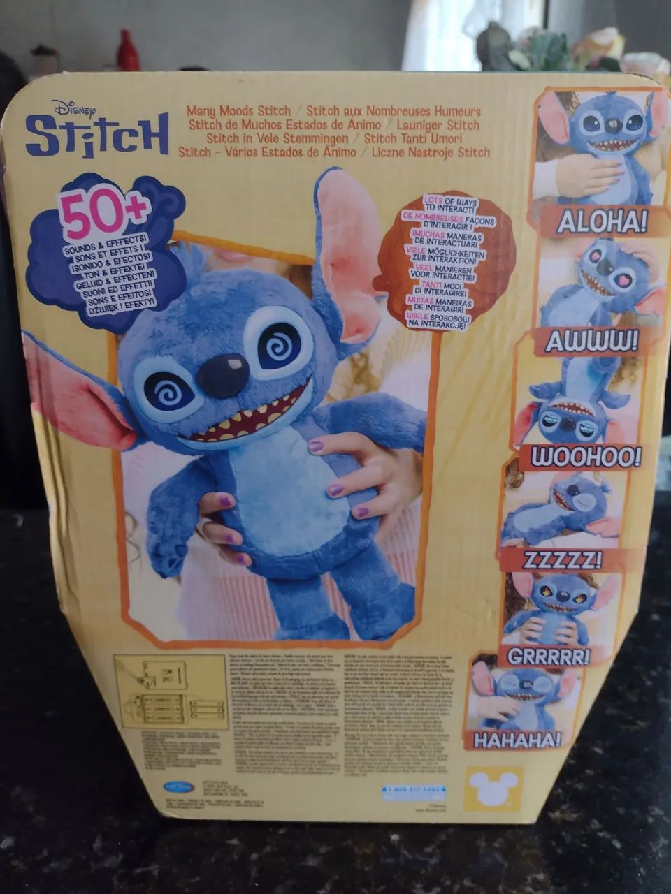 Pelúcia Stitch da Disney com olhos LCD - Foto 4