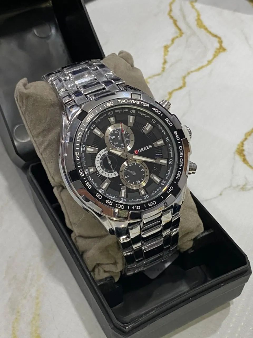 Relógio Masculino Curren Silver