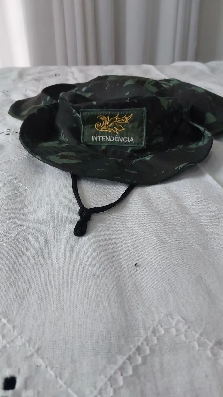 Chapéu Tipo Pescador com Proteção de Nuca E Pescoço Camuflado Selva - Intendência  - Foto 3