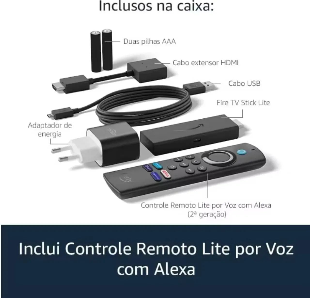 Amazon Fire TV Stick 4K - NOVO LACRADO - Foto 3
