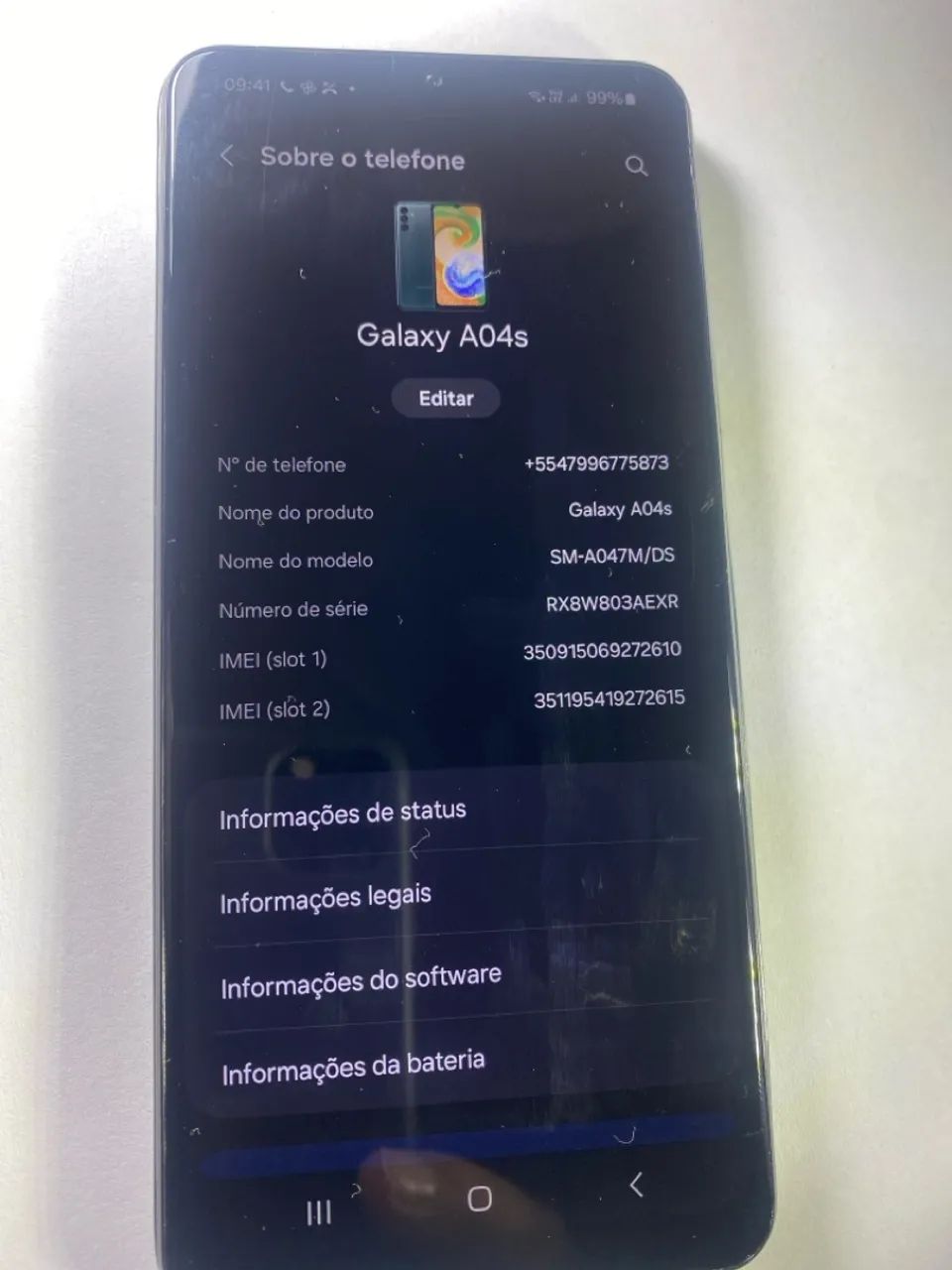 SANSUNG GALAXY A04S POR 450 REAIS  - Foto 5