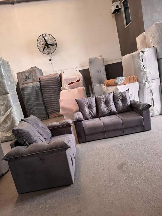 Sofá 3 lugares e sofá 2 lugares - Novo - Foto 2