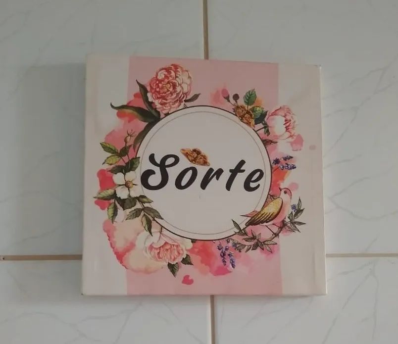 Quadro de parede. Sorte 