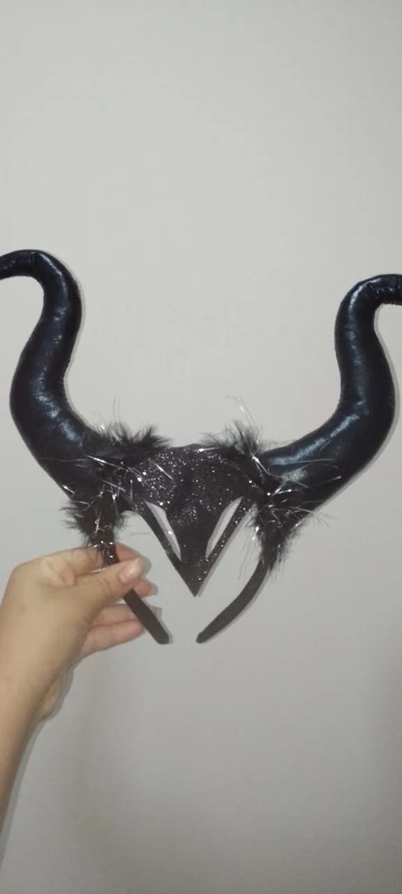 Tiara de Malévola - Fantasia de Halloween - Foto 2