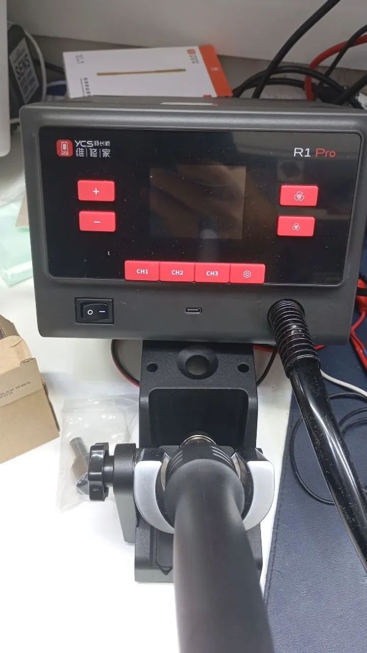 Ycs r1 estação de solda nova lacrada escolher voltagem antes 