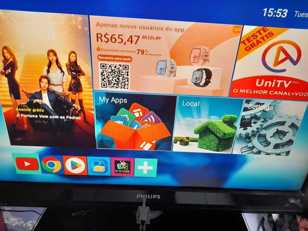 Player de Streaming MXQ Pro 5G 4K - Foto 3