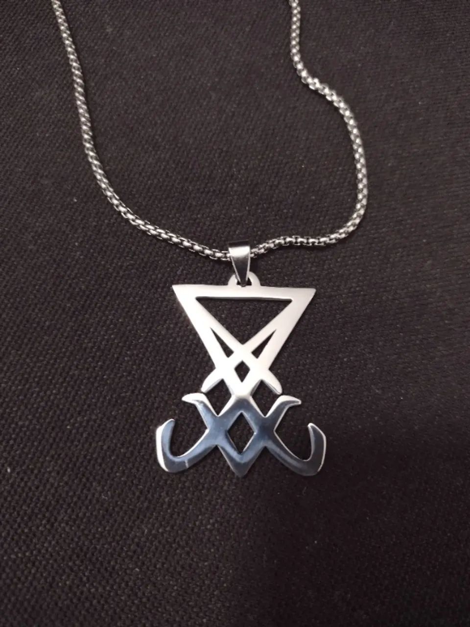 Colar Sigilo de Lucifer, ocultismo - Foto 2