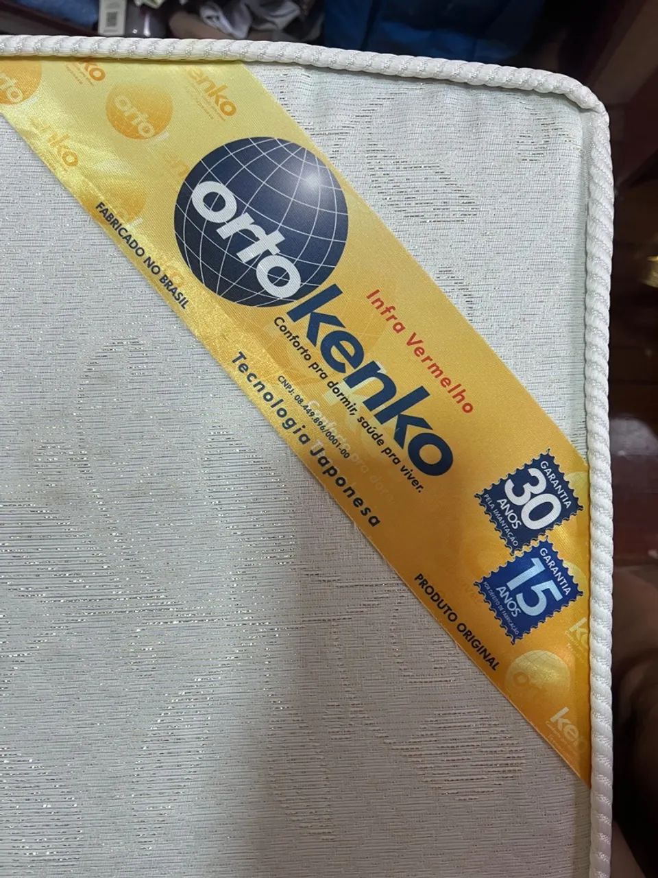 Colchão Premuin Queen + cama box + cabeceira couro preta - Foto 2