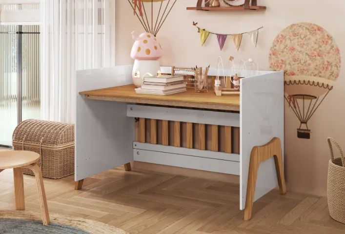 Comoda Guti e Berço Cama Americano Guti 100% MDF  - Foto 4