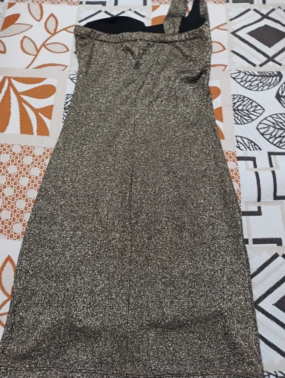 Vestido Dourado Festa Brilho